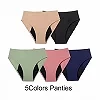 Culottes Menstruelles Invisibles sans Couture Noir Coton Ultra Absorbante pour Femmes/Lavables Réutilisables/Protection Périodiq|23,39 €|OKKO MODE