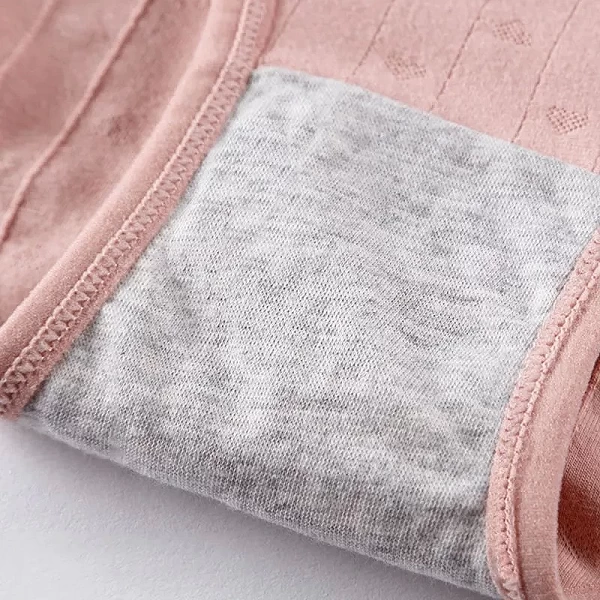 Culotte menstruelle en coton pour femmes, culotte taille haute anti-fuite, sous-vêtements menstruels féminin physiologique|2,00 €|OKKO MODE