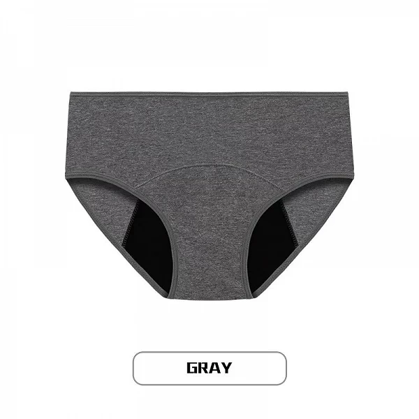 Culotte menstruelle confortable pour femmes, sous-vêtement physiologique, culotte anti-fuite, en coton, Lingerie de période|2,00 €|OKKO MODE