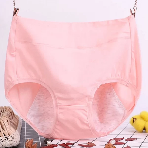 Sous-Vêtements Physiologiques en Pur Coton pour Femme, Culotte de Lingerie Sanitaire, Taille Haute, Grande Taille 6XL, 115kg|4,00 €|OKKO MODE