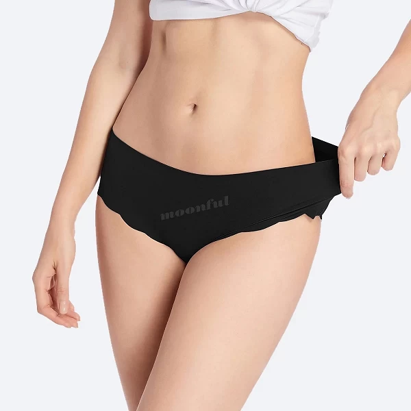 Culotte menstruelle sans couture pour femme, sous-vêtement absorbant,culottes menstruelles femme flux abondant, taille basse cul|13,00 €|OKKO MODE