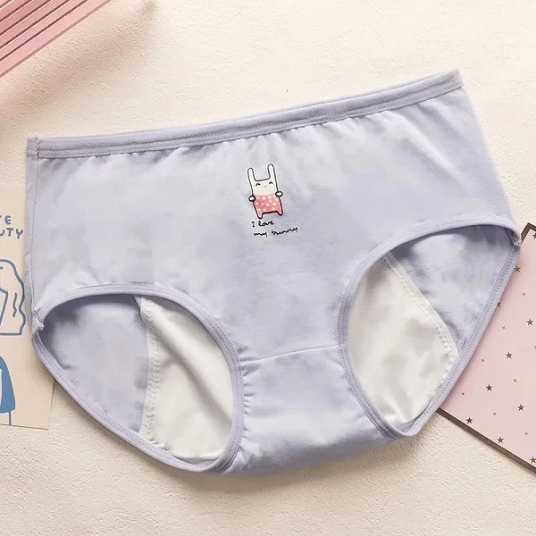 Culotte Menstruelle Anti-Fuite pour Adolescente, Sous-Vêtement Physiologique, Mignon, Dessin Animé|7,01 €|OKKO MODE