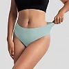 Culotte taille moyenne en coton élastique pour femme, sous-vêtement confortable à l'entrejambe, tongs menstruelles, nouvelle col|3,96 €|OKKO MODE