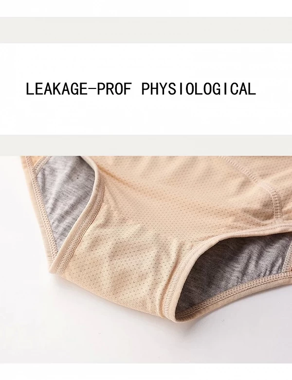 Leak Verde Menstrual Culotte Sous-Vêtements Période Physiologique Pantalon Femmes Imperméable Slips Plus La Taille L-8XL Femelle|6,04 €|OKKO MODE