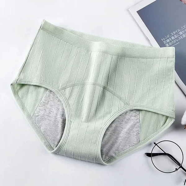 Culotte Menstruelle en Coton pour Femme, Sous-Vêtement Taille Haute, Physiologique|2,00 €|OKKO MODE