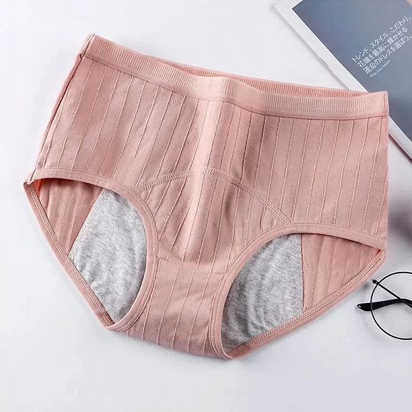 Culotte Menstruelle en Coton pour Femme, Sous-Vêtement Taille Haute, Physiologique|2,00 €|OKKO MODE