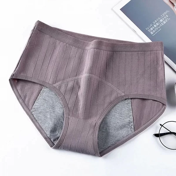 Culotte Menstruelle en Coton pour Femme, Sous-Vêtement Taille Haute, Physiologique|2,00 €|OKKO MODE