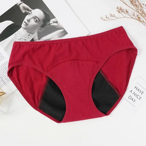 Culotte Menstruelle Noire en Coton pour Femme, Slip Anti-Fuite, Lingerie, Absorption Physiologique, M, L, XL, média, XXXL|2,00 €|OKKO MODE