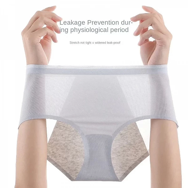 Culotte menstruelle en coton absorbant pour femme, slip anti-fuite, sous-vêtement physiologique confortable, caleçon menstruel, |2,04 €|OKKO MODE