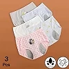 Culotte Menstruelle Étanche en Coton pour Adolescente, Sous-Vêtement de Période Physiologique avec Dessin Animé Mignon, 3 Pièces|14,00 €|OKKO MODE