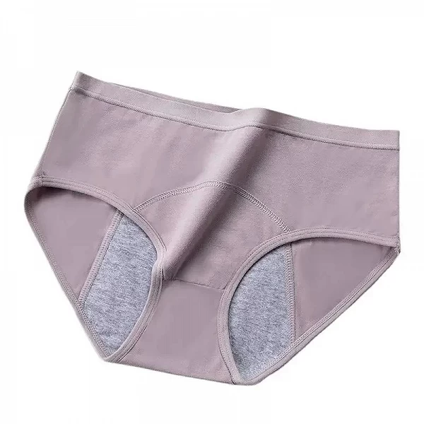 Culottes Menstruelles en Coton pour Femme, Sous-Vêtements de Taille Moyenne, Pantalon Physiologique, 3 Pièces|26,99 €|OKKO MODE