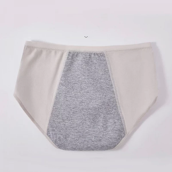 Culottes Menstruelles en Coton pour Femme, Sous-Vêtements de Taille Moyenne, Pantalon Physiologique, 3 Pièces|26,99 €|OKKO MODE