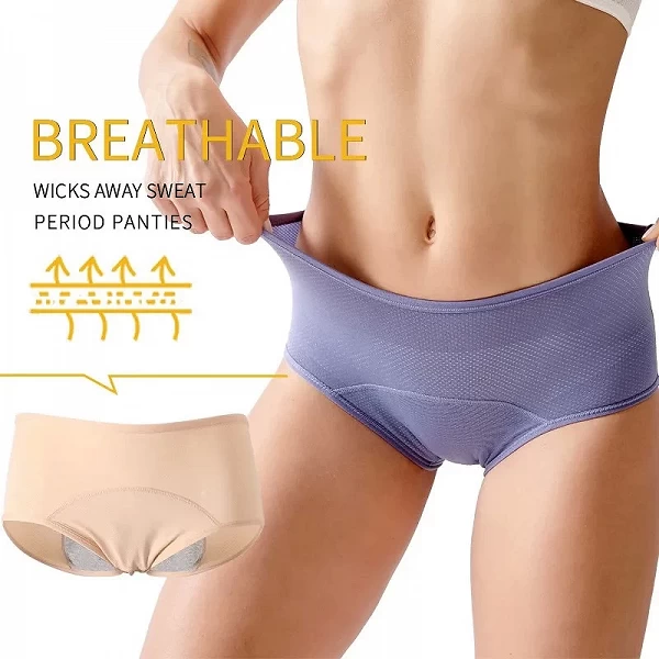 Culotte Menstruelle en Coton pour Femme, Sous-Vêtements Sexy, Slip, Livraison Directe, 3 Pièces/Ensemble|2,00 €|OKKO MODE