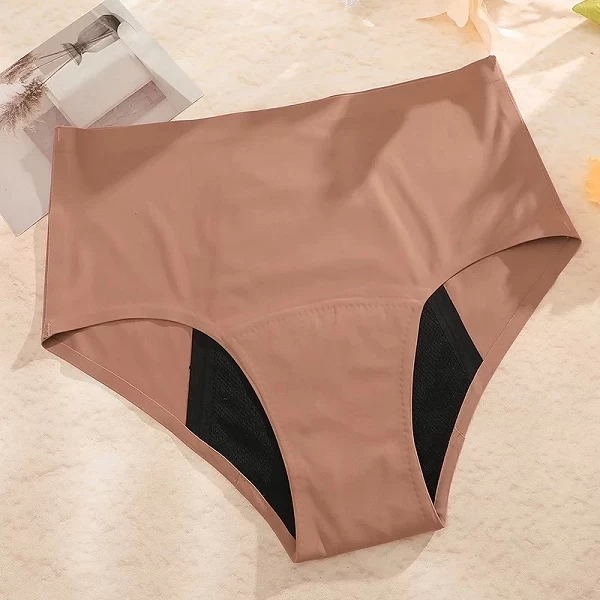 Sous-vêtement Taille Haute Anti-fuite pour Femme, Culotte Menstruelle, Multicouche, Respirant, Slip Fille Physiologique, Sanitai|4,01 €|OKKO MODE