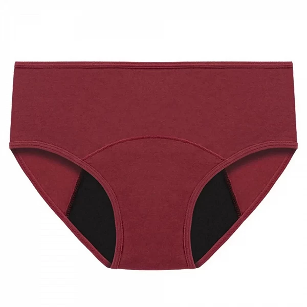 Culotte Menstruelle Très Abondante pour Femme, Slip en Coton Respirant, Taille Basse, Sous-Vêtements de Période Physiologique|18 922,49 €|OKKO MODE