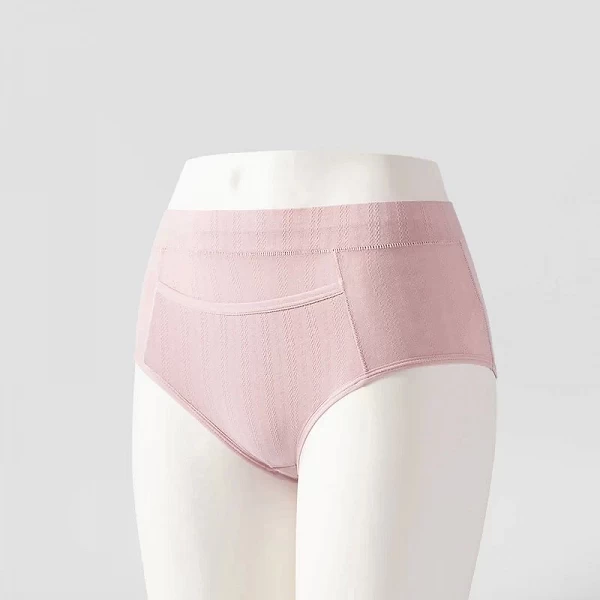 Culotte Menstruelle en Coton pour Femme et Fille, Sous-Vêtement Physiologique, Doux et Respirant, 4 Pièces|11,16 €|OKKO MODE