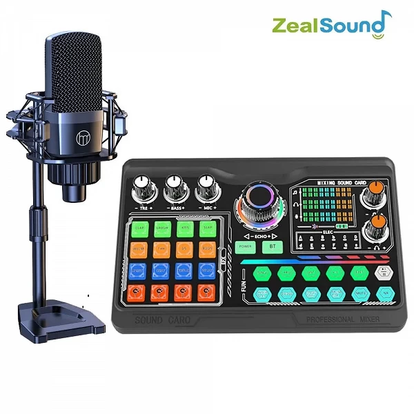 Kit de carte son professionnel Zealsound pour podcast, microphone - Performances exceptionnelles sur PC et smartphone|37,08 €|OKKO MODE