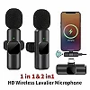 Microphone Lavalier professionnel sans fil pour des interviews et podcasts de qualité sur iPhone, iPad et Android|1,96 €|OKKO MODE