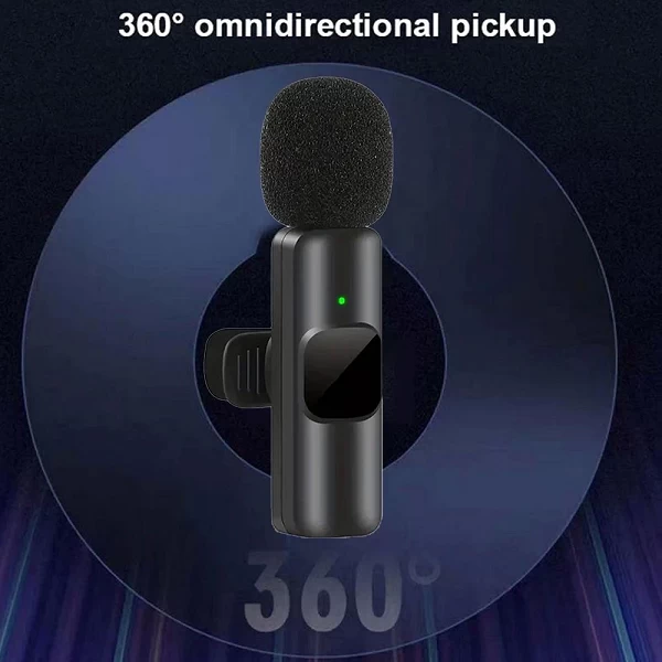 Microphone Lavalier professionnel sans fil pour des interviews et podcasts de qualité sur iPhone, iPad et Android|1,96 €|OKKO MODE