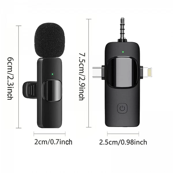 Microphone Lavalier sans fil professionnel pour interviews et podcasts - Okko-Mode|1,89 €|OKKO MODE