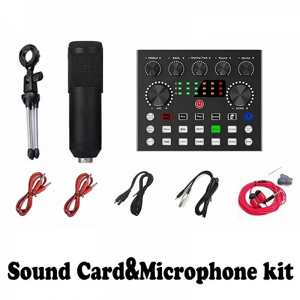 Kit de microphone à condensateur BM800 avec centre audio pour le streaming - Transformez vos enregistrements vocaux !|26,25 €|OKKO MODE