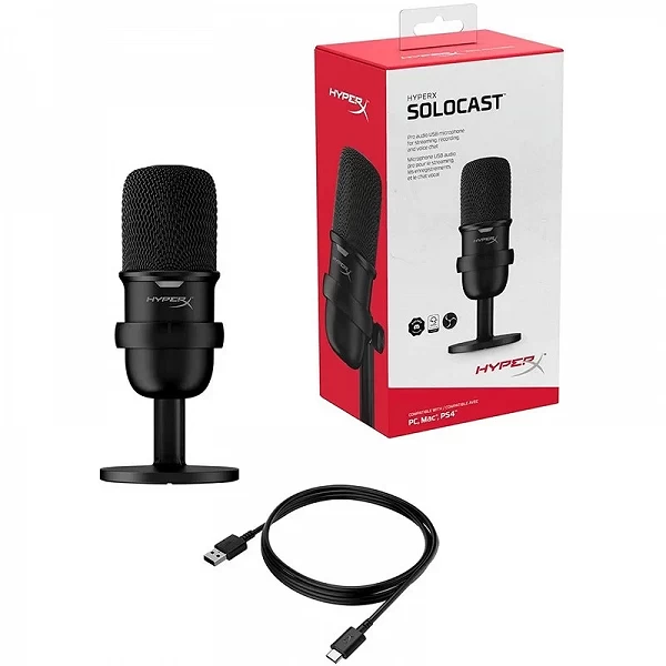 Microphone de jeu à condensateur USB HyperX SoloCast sur okko-mode|94,16 €|OKKO MODE