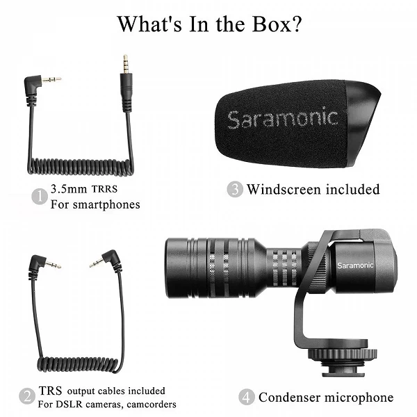 Microphone professionnel Vmic Mini Shotgun pour Smartphones et Reflex numériques - Qualité sonore exceptionnelle|82,64 €|OKKO MODE