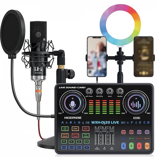 Microphone DJ20 BM800 48V pour Enregistrement Studio et Karaoké - Qualité Professionnelle Assurée!|120,00 €|OKKO MODE