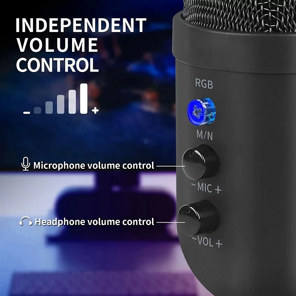 Microphone de jeu RVB USB pour PC et ordinateur - Qualité studio Gam, design élégant|33,75 €|OKKO MODE