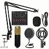 Carte Son BM800 V8 pour chant statique : kit complet podcasting microphone dynamique|42,88 €|OKKO MODE