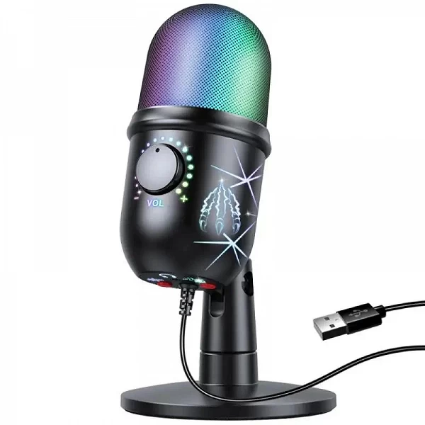 Microphone de jeu USB avec RVB pour PC, streaming et podcasts|20,69 €|OKKO MODE