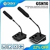 Debra-Microphone à col de cygne USB pour ordinateur de bureau, micro GSN10 pour podcasting, jeux, diffusion en direct, micro aud|52,92 €|OKKO MODE