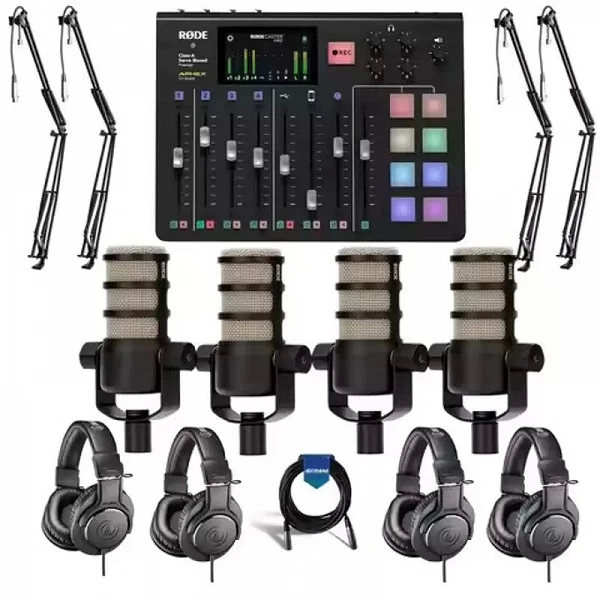 Prêt à reprise er dès maintenant RODECASTER Pro-Microphones Rode de haute qualité, console de production de podcast intégrée W|602,99 €|OKKO MODE