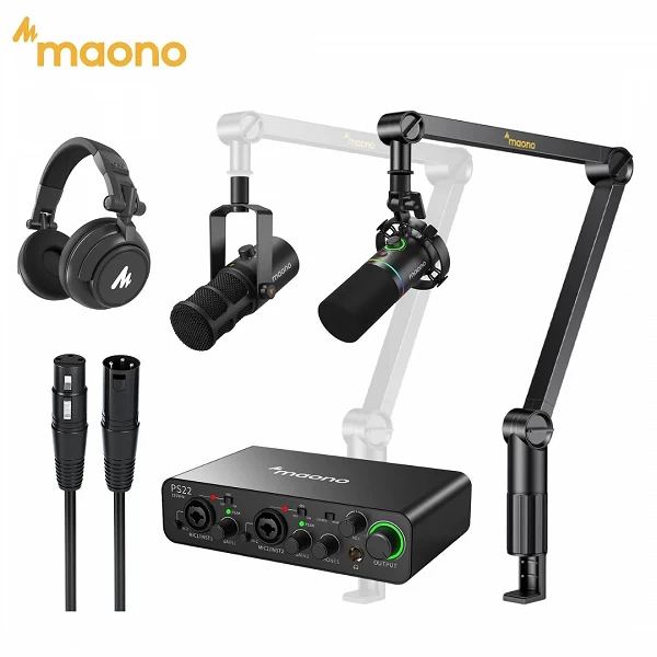 MAONO PS22-Carte son externe professionnelle, écouteurs microécologiques, programmables, pour microphones de podcasting|620,99 €|OKKO MODE