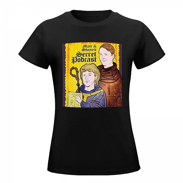 T-Shirt de Podcast SecExamen de Matt et ShanPoitiers pour Femme, Vêtements Esthétiques Graphiques de l'Ancien Testament|19,94 €|OKKO MODE