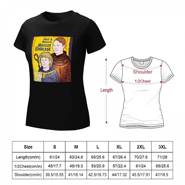 T-Shirt de Podcast SecExamen de Matt et ShanPoitiers pour Femme, Vêtements Esthétiques Graphiques de l'Ancien Testament|19,94 €|OKKO MODE