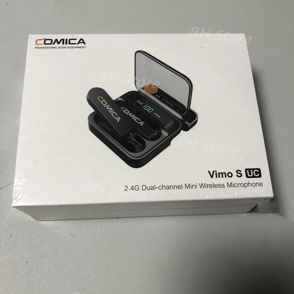 Comica-Microphone sans fil Vimo C C3, avec étui de chargement, 2.4G, pour smartphone, caméra, téléchargements de podcast|161,09 €|OKKO MODE