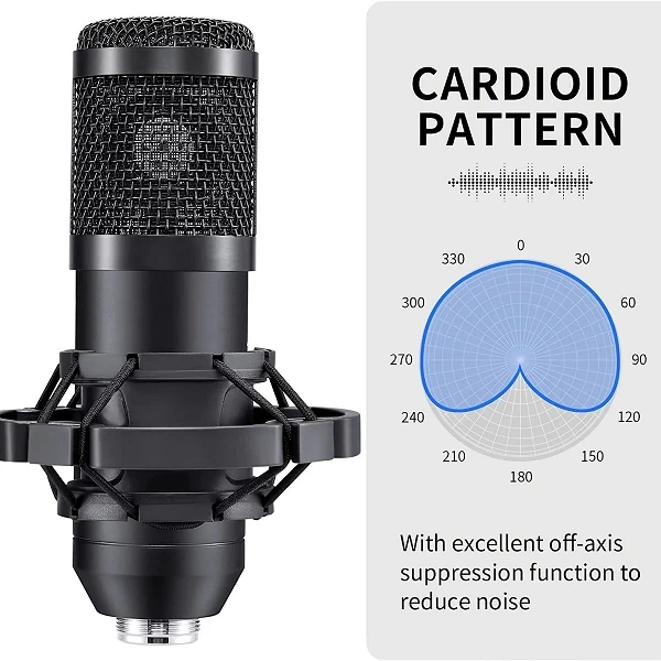 ATA WAYER-Microphone Statique USB Professionnel à Condensateur, Kit avec Bras ArtiBMO pour Jeux, Podcasting, Streaming, Youtube|31,96 €|OKKO MODE