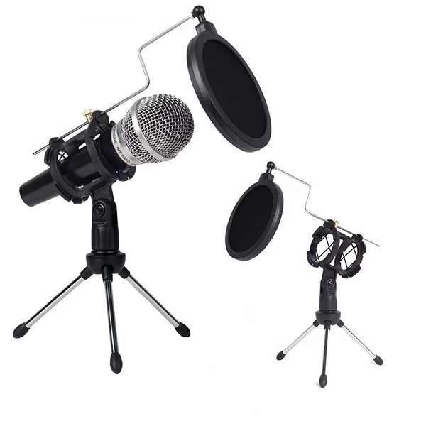 Trépied de bureau réglable pour ordinateur, support de microphone pour ordinateur, chat vidéo, jeu, podcasting, réunion statique|5,99 €|OKKO MODE