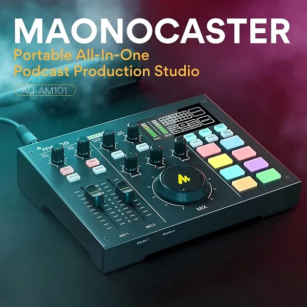 MAONO-Carte son externe pour centre commercial, streamer en direct avec réduction du bruit, interface audio statique, podcast|490,44 €|OKKO MODE