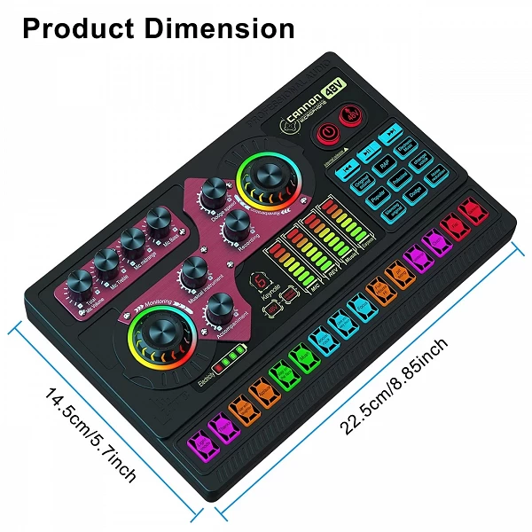 Ensemble d'équipement de podcast, interface audio, tout-en-un, centre commercial DJ XLR, effets vocaux pour téléphone, PC, strea|66,23 €|OKKO MODE