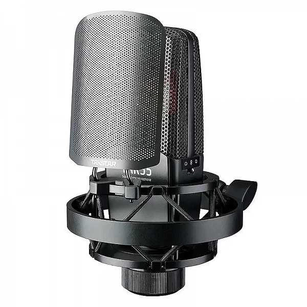 Microphone à condensateur avec support antichoc, grand diaphragme, micro pour voix statique, podcasting, streaming, Tokyo Star, |120,59 €|OKKO MODE