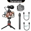 Saramonic-Kit vidéo SmartMic MTV pour Smartphone, Youtube, Podcasters, Vloggers, Live Streaming, Facebook, Blogger, Sutdio Stati|83,00 €|OKKO MODE