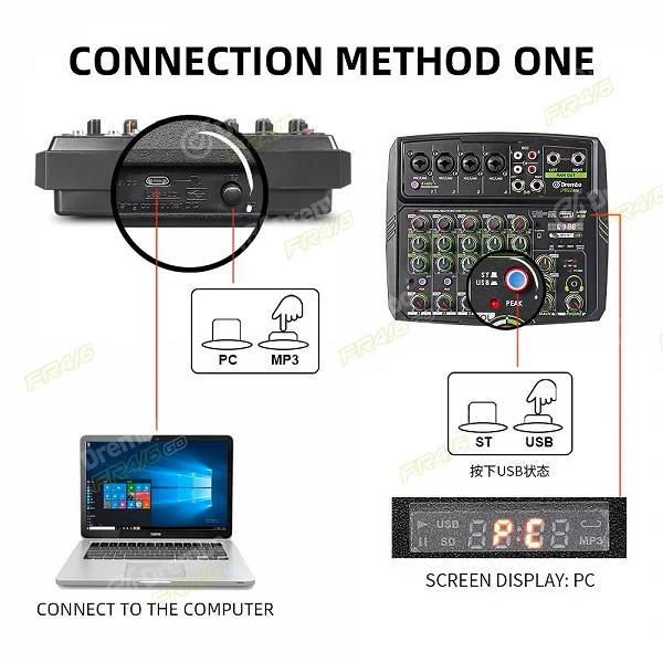 Console Assad Sound Mall Audio, 4/6 canaux, contrôleur DJ, alimentation fantôme Bluetooth Assad, effet de répétition retardée|37,10 €|OKKO MODE