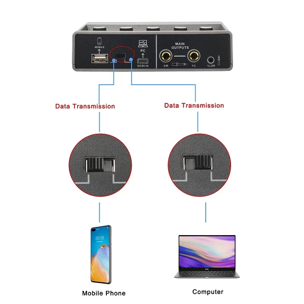 TEYUN-Carte son de studio externe JEEcho, 48KHz, 2 canaux, interface audio, téléphone, PC, statique, Hi-z, jeu, podcast, Q16|31,04 €|OKKO MODE