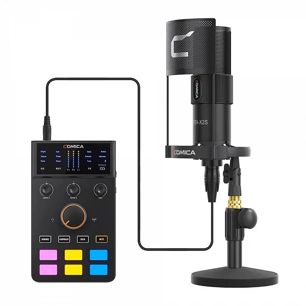 Wild audio C1-K1 de Comica ADCaster avec le microphone de XLR pour le streaming/jeu/podcasting, carte son pour idiscreiPhone And|165,59 €|OKKO MODE