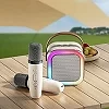 Haut-parleur portable sans fil Bluetooth, karaoké multifonction avec 1-2 microphones, lecteur de musique, machine pour enfants, |22,94 €|OKKO MODE