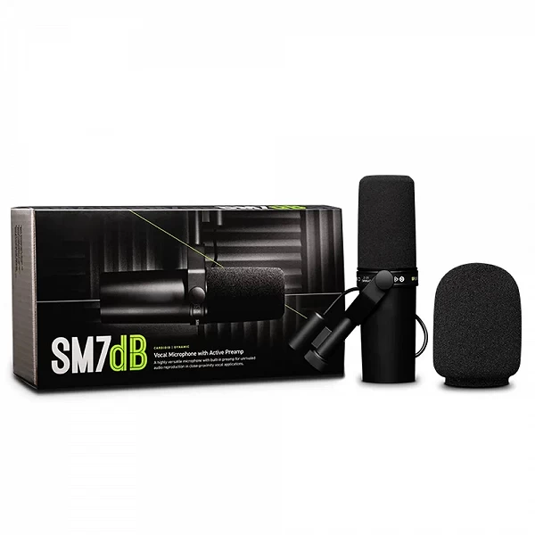 Microphone vocal dynamique SM7dB, préampli intégré pour streaming, podcast et statique, son mort, chaud et lisse à large portée|171,08 €|OKKO MODE