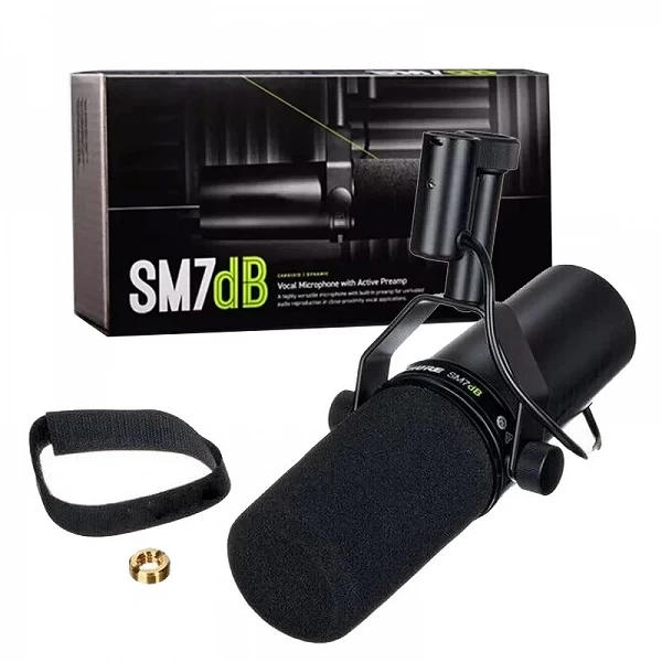 Microphone vocal dynamique SM7dB, préampli intégré pour streaming, podcast et statique, son mort, chaud et lisse à large portée|171,08 €|OKKO MODE