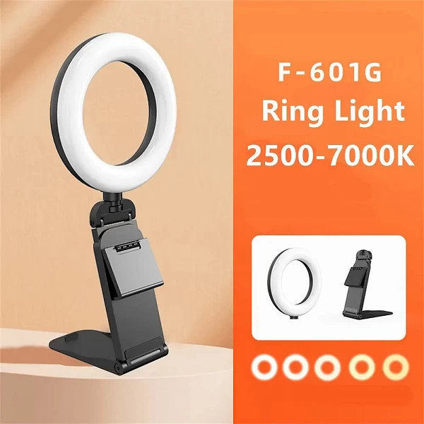 Anneau lumineux LED avec support téléphone ajustable - Evershop|9,92 €|OKKO MODE